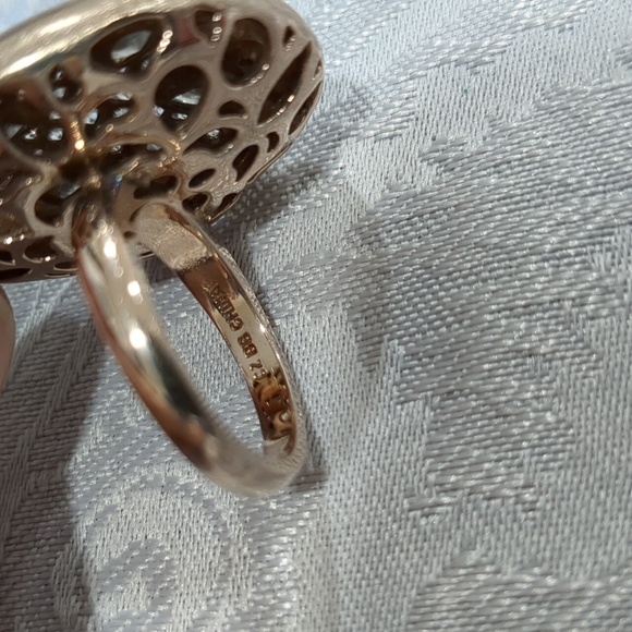 Prime Art & Jewel Rose Gold Plated Cocktail Ring - Picture 8 of 15